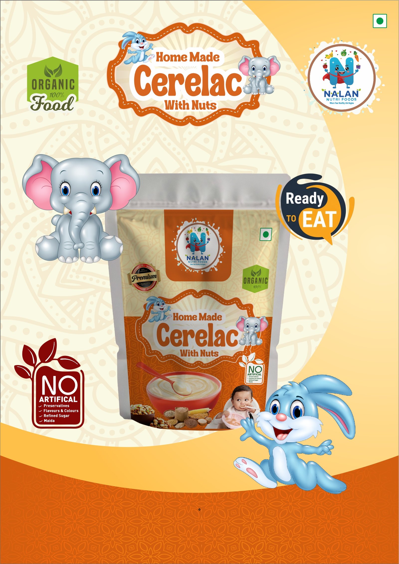 Home Made Cerelac With Nuts